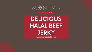 Delicious Halal Beef Jerky