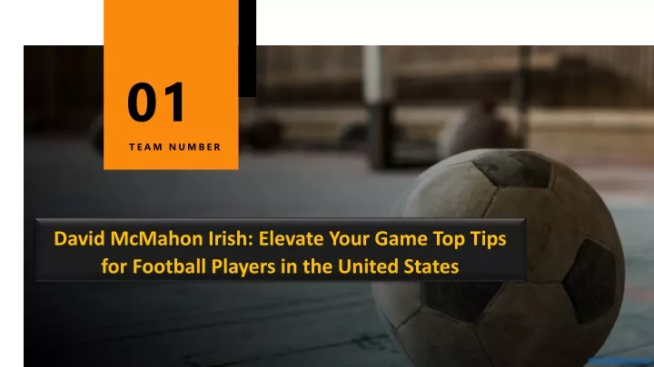 david mcmahon irish elevate your game top tips for football players in the united states