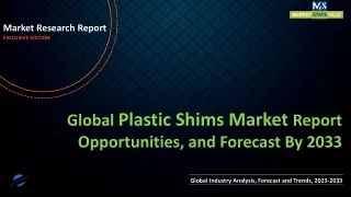 Plastic Shims Market Report Opportunities, and Forecast By 2033
