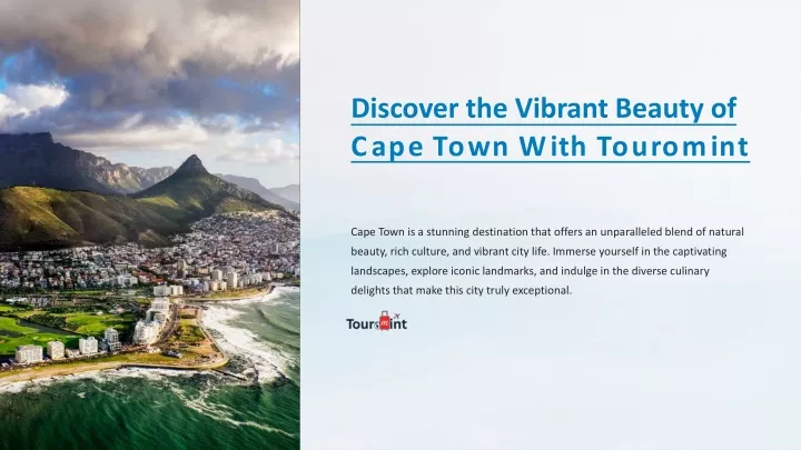 discover the vibrant beauty of cape town with