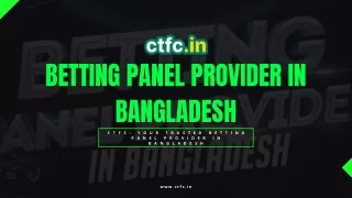 CTFC: Best Batting Panel Provider in Bangladesh
