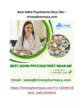 Best Adhd Psychiatrist Near Me - trinexpharmacy.com