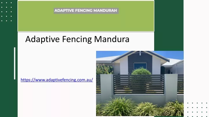 adaptive fencing mandura