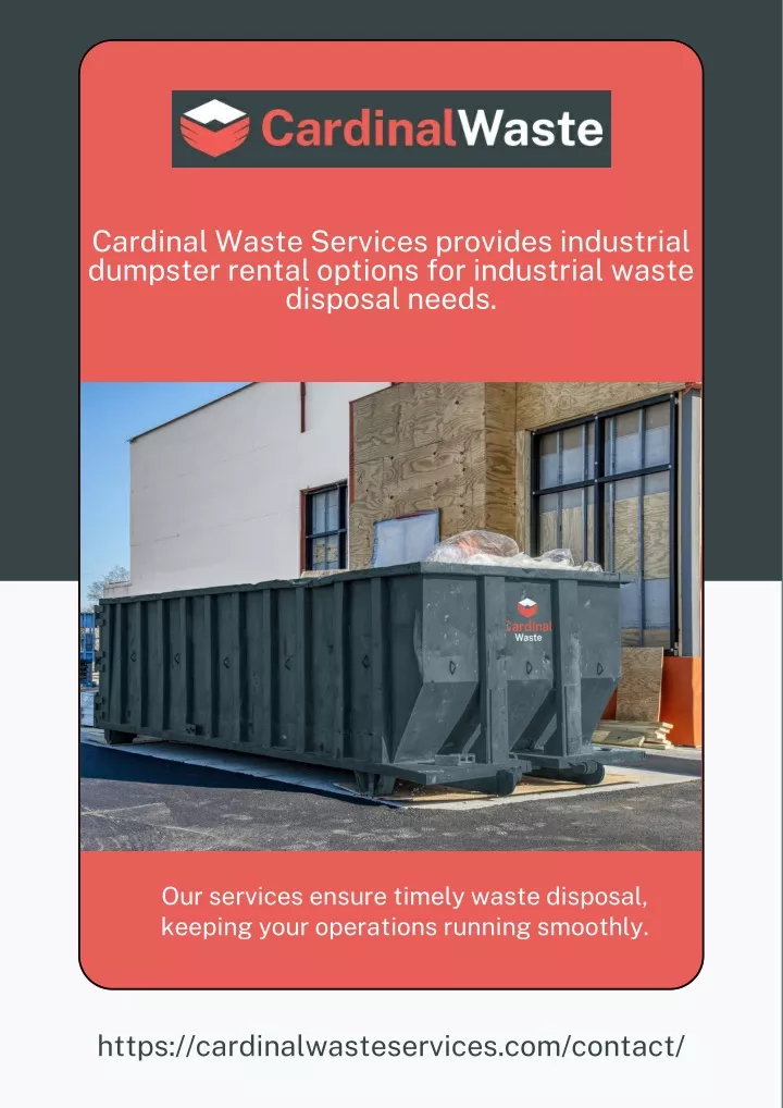 cardinal waste services provides industrial