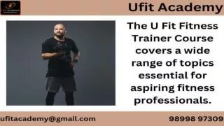 Fitness Trainer Course In Delhi