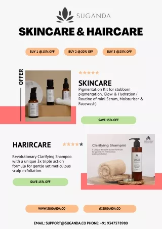 Get the Best Offer on Skincare and Haircare Products