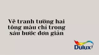 v tranh t ng hai t ng m u ch trong s u b c n gi n