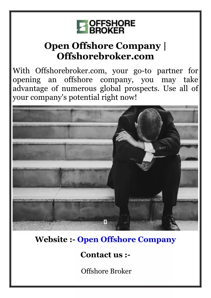 open offshore company offshorebroker com