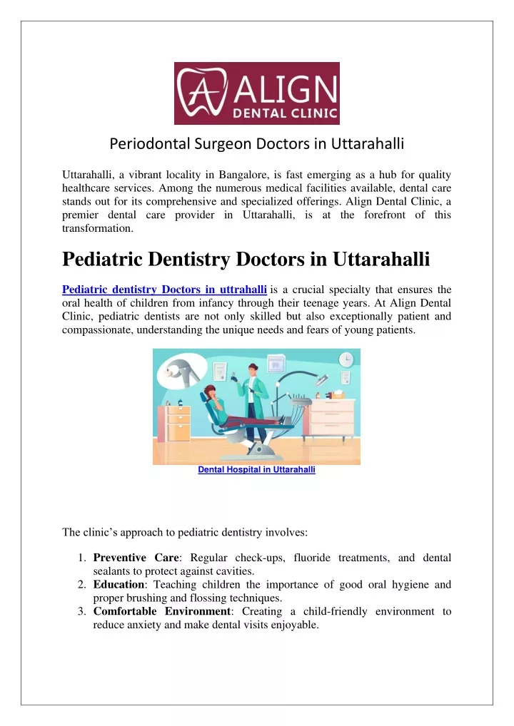 periodontal surgeon doctors in uttarahalli