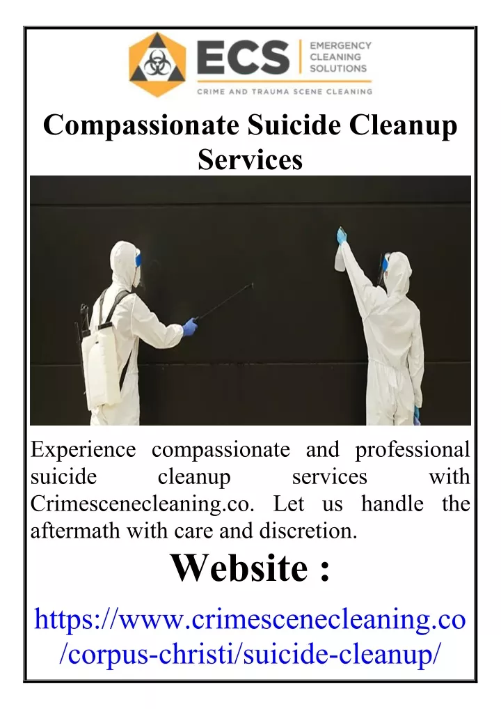 compassionate suicide cleanup services