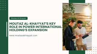 Moutaz Al-Khayyat, the visionary behind Estithmar Holding, is expanding strategi