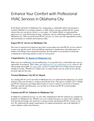 Enhance Your Comfort with Professional HVAC Services in Oklahoma City (3)