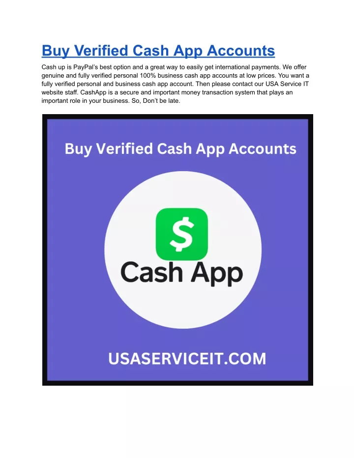 buy verified cash app accounts