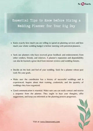 Essential Tips to Know Before Hiring a Wedding Planner for Your Big Day (1)