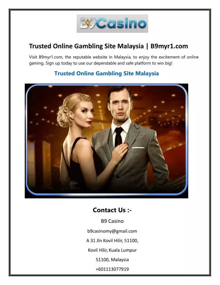 trusted online gambling site malaysia b9myr1 com