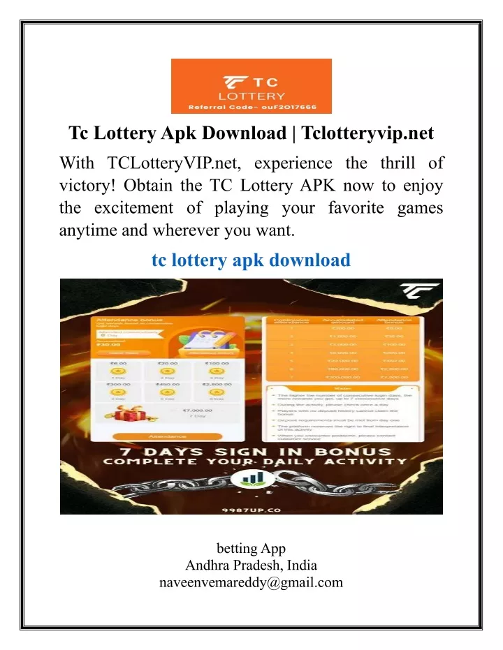 tc lotteryapk download tclotteryvip net