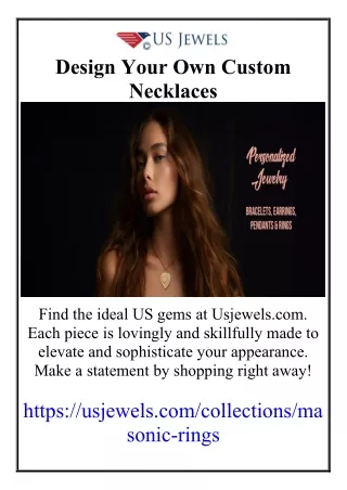 Design Your Own Custom Necklaces