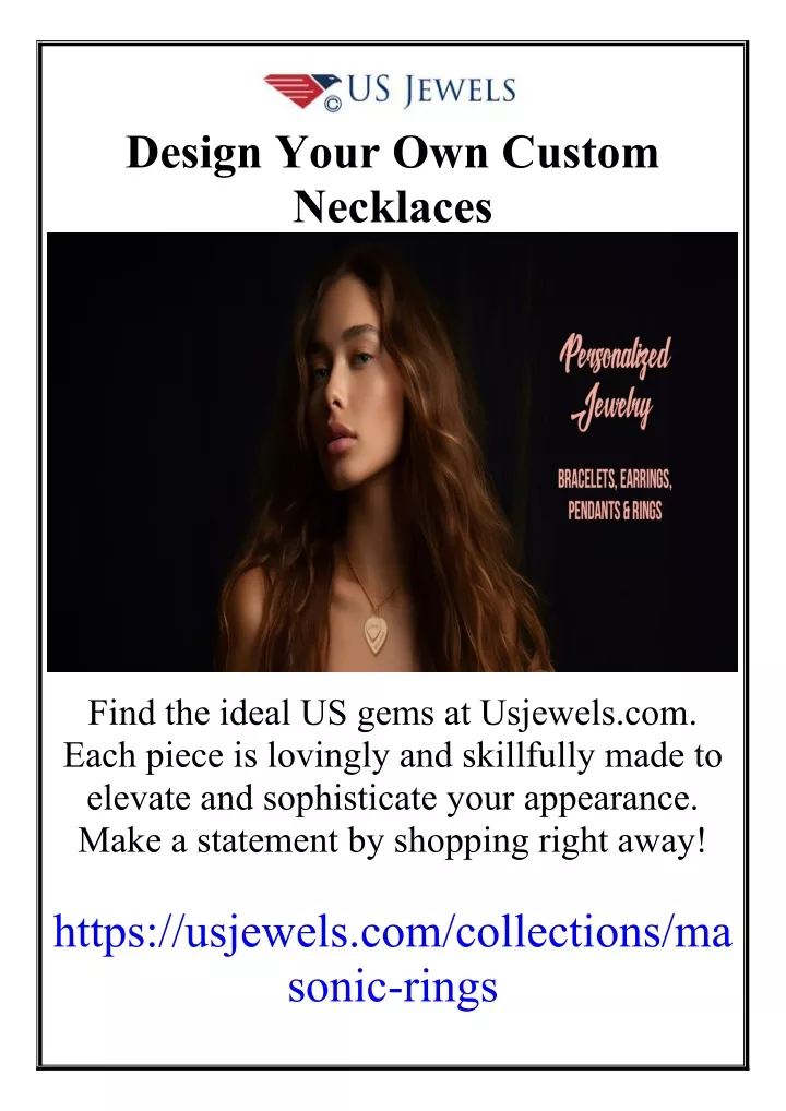 design your own custom necklaces