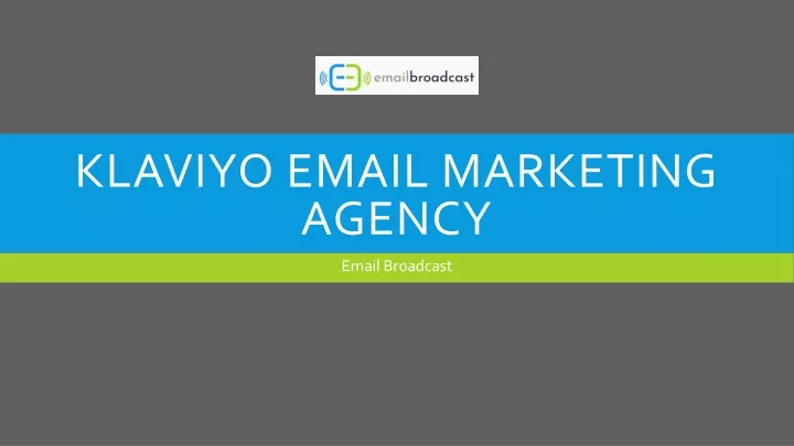 klaviyo email marketing agency