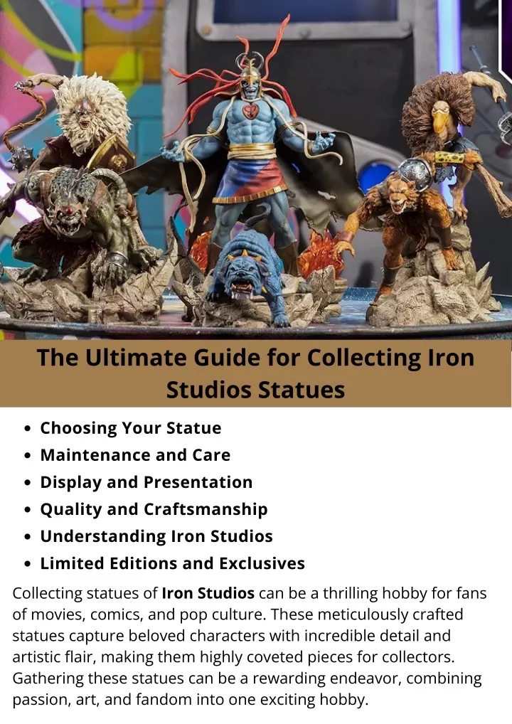 the ultimate guide for collecting iron studios