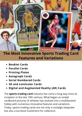 The Most Innovative Sports Trading Card Features and Variations