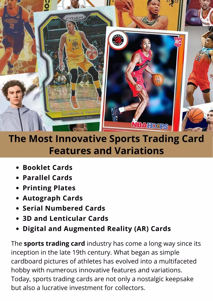 the most innovative sports trading card features