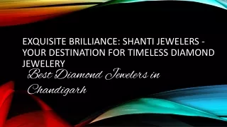 Best Diamond Jewellers in Chandigarh