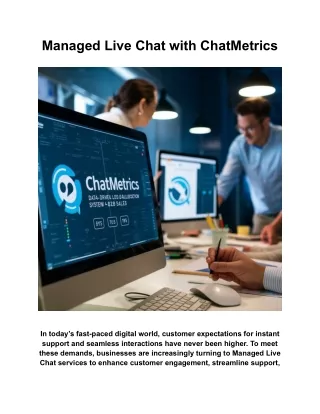 Boosting Customer Engagement and Sales with Managed Live Chat_ The ChatMetrics Advantage