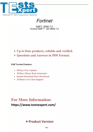 Dominate NSE7_SDW-7.2 Fortinet NSE 7 - SD-WAN Exam Success