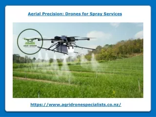 Aerial Precision - Drones for Spray Services