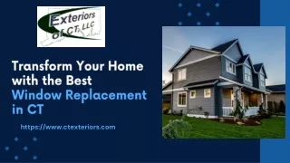 Transform Your Home with the Best Window Replacement in CT