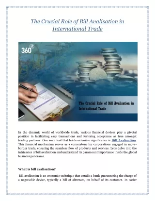The Crucial Role of Bill Avalisation in International Trade