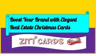 Boost Your Brand with Elegant Real Estate Christmas Cards