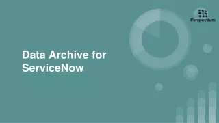 Data Archive for ServiceNow - Perspectium