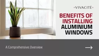 Benefits of Installing Aluminium Windows A Comprehensive Overview
