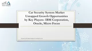 Car Security System Market