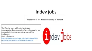 Top Careers In The IT Sector According To Demand
