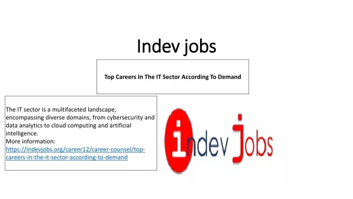 indev jobs