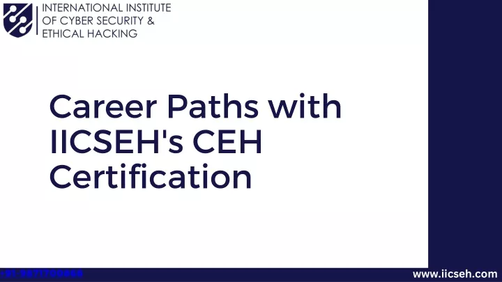 career paths with iicseh s ceh certification