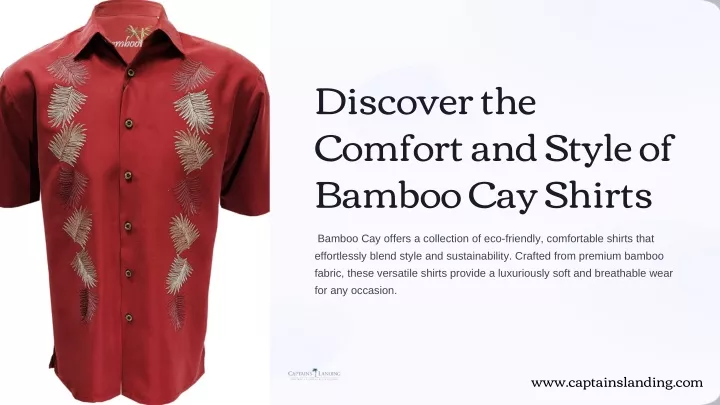 discover the comfort and style of bamboo