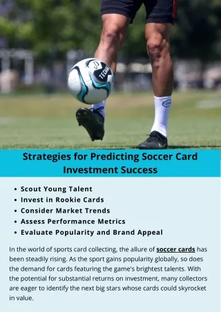 Strategies for Predicting Soccer Card Investment Success