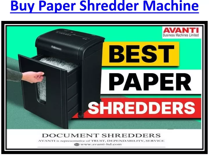 buy paper shredder machine