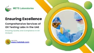 Comprehensive Services of Oil Testing Labs in the UAE