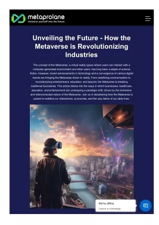 Discover the Metaverse: Your First Steps into Virtual Reality