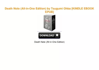 Death Note (All-in-One Edition) by Tsugumi Ohba [KINDLE EBOOK EPUB]