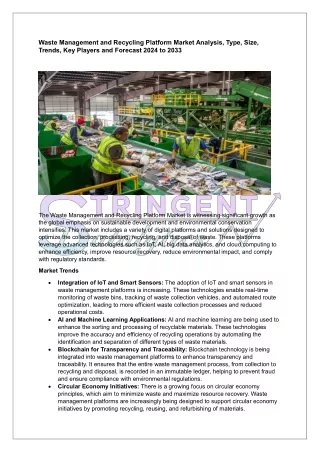 Waste Management and Recycling Platform Market
