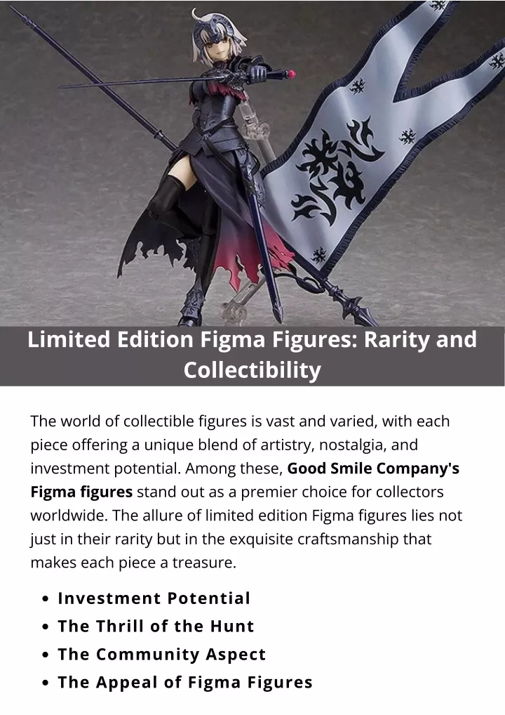 limited edition figma figures rarity