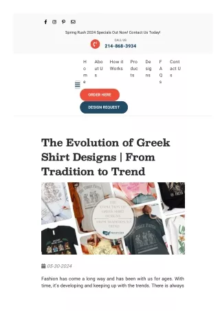 Greek Shirt Designs From Tradition to Trend