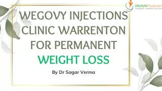 Wegovy Injections Clinic In Culpeper For Weight Loss
