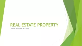 REAL ESTATE PROPERTY in Mohali